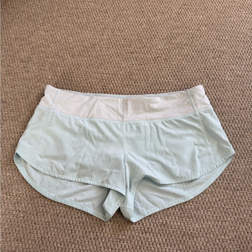 Lululemon Speed Up Shorts 2.5” Light Blue